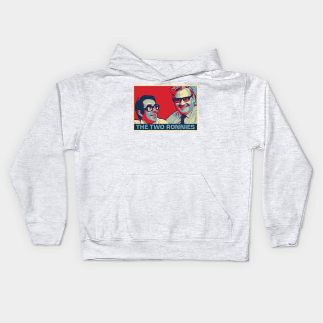 The Two Ronnies Kids Hoodie by DAFTFISH